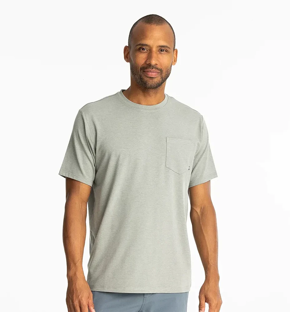 Free Fly Men's Bamboo Flex Pocket Tee