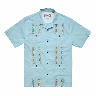 Howler Brothers Men's Guayabera Shirt