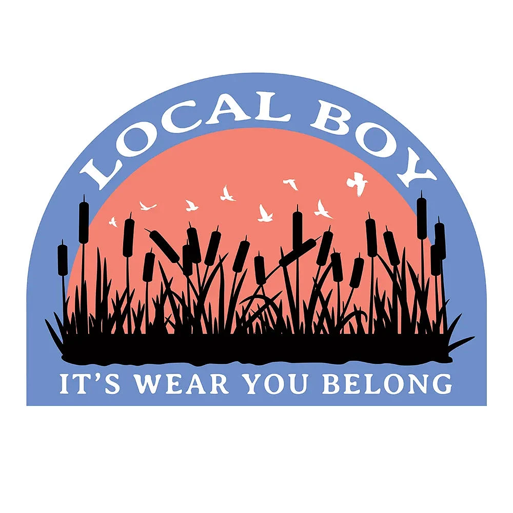 Local Boy Outfitters Marsh Worn Decal