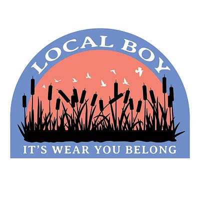 Local Boy Outfitters Marsh Worn Decal