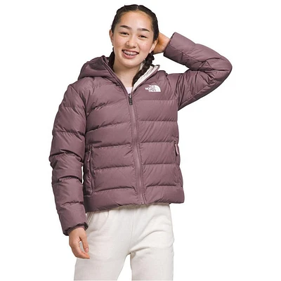 The North Face Girls’ Reversible Down Hooded Jacket