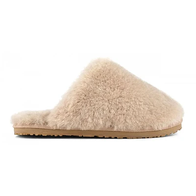 MOU Women's Closed Toe Sheepskin Slipper