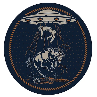 Sendero Provision Charros & Aliens Sticker