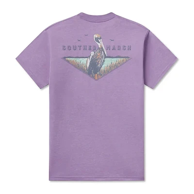 Southern Marsh Men's Seawash Posted Pelican Short-Sleeve T-Shirt