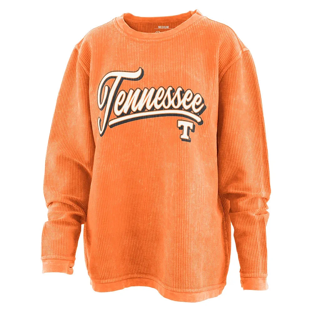 Pressbox Women's Tennessee Volunteers Comfy Cord Sweatshirt