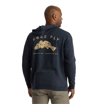 Free Fly Men's Vintage Camo Redfish Hoodie