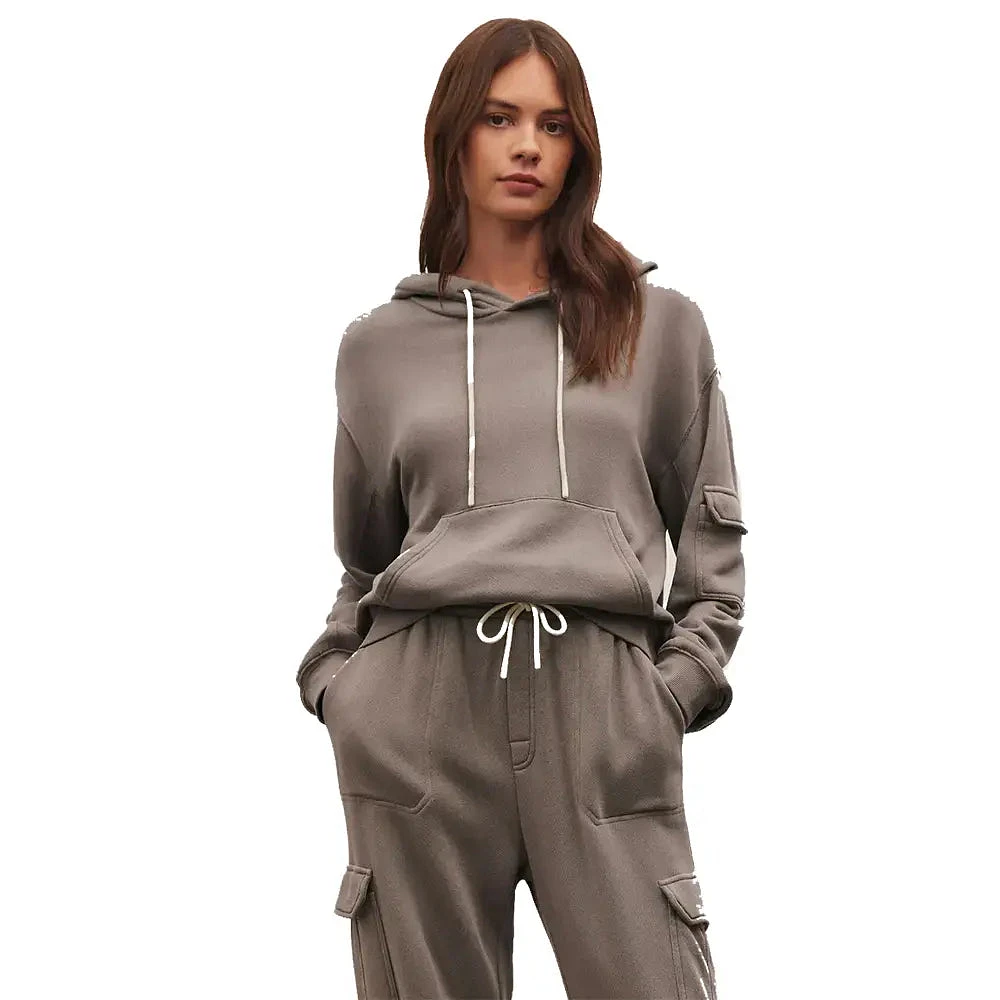 Z  Supply Women's Cargo Hoodie