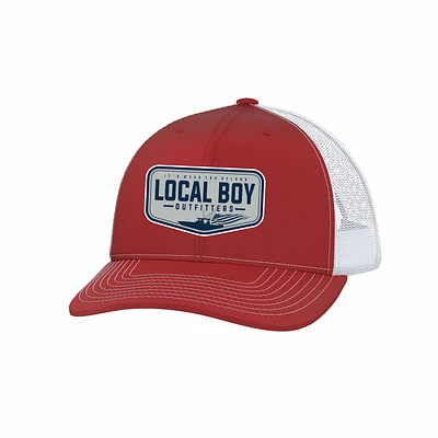 Local Boy Boat Badge Trucker Hat