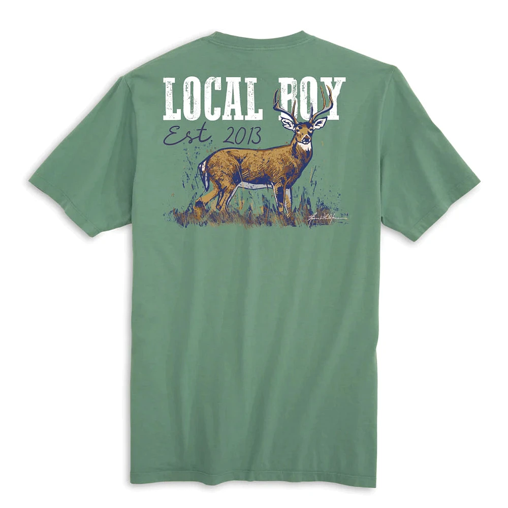 Local Boy Outfitters Men's Broad Side Short Sleeve Pocket T-Shirt