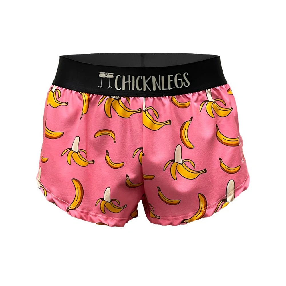 ChicknLegs Women's Bananas Split Shorts 1.5"