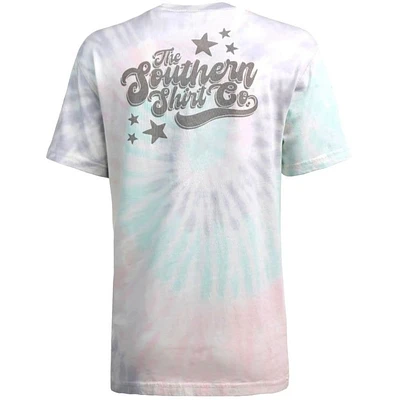 Southern Shirt Women's Feelin' Groovy Tie Dye Short Sleeve Tee