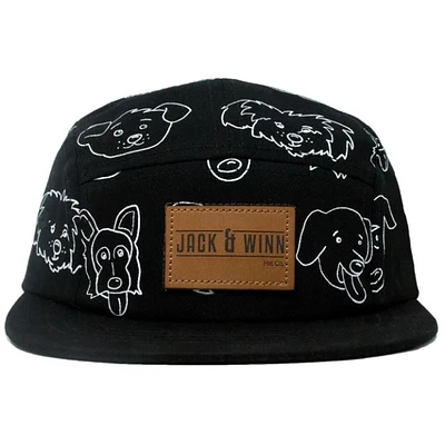 Infant and Kid's Black Doggy 5 Hat