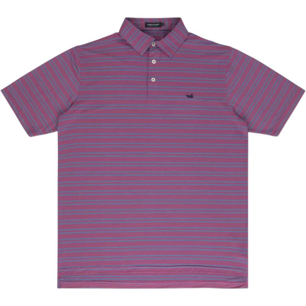 Men's Bermuda Performance Polo - Naples Stripe