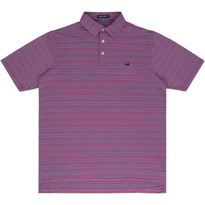 Men's Bermuda Performance Polo - Naples Stripe