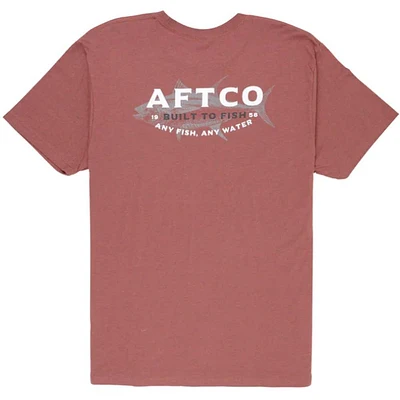 AFTCO Men's Deep Water Short Sleeve Tee