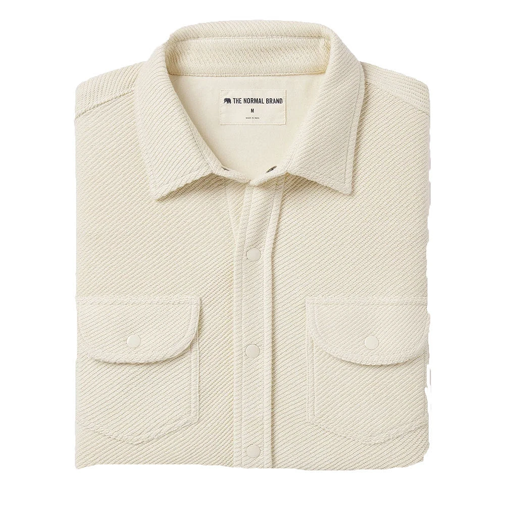 Men's Tony Loop Terry Long-Sleeve Button Up