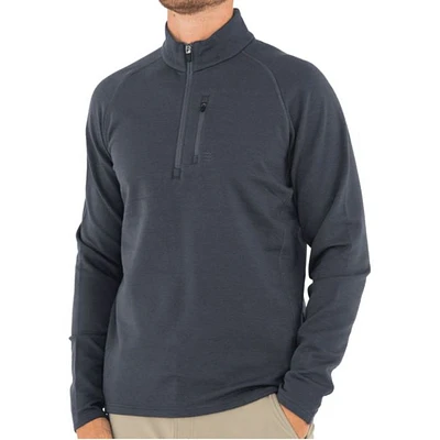 Free Fly Men's Bamboo Heritage Fleece Quarter Zip