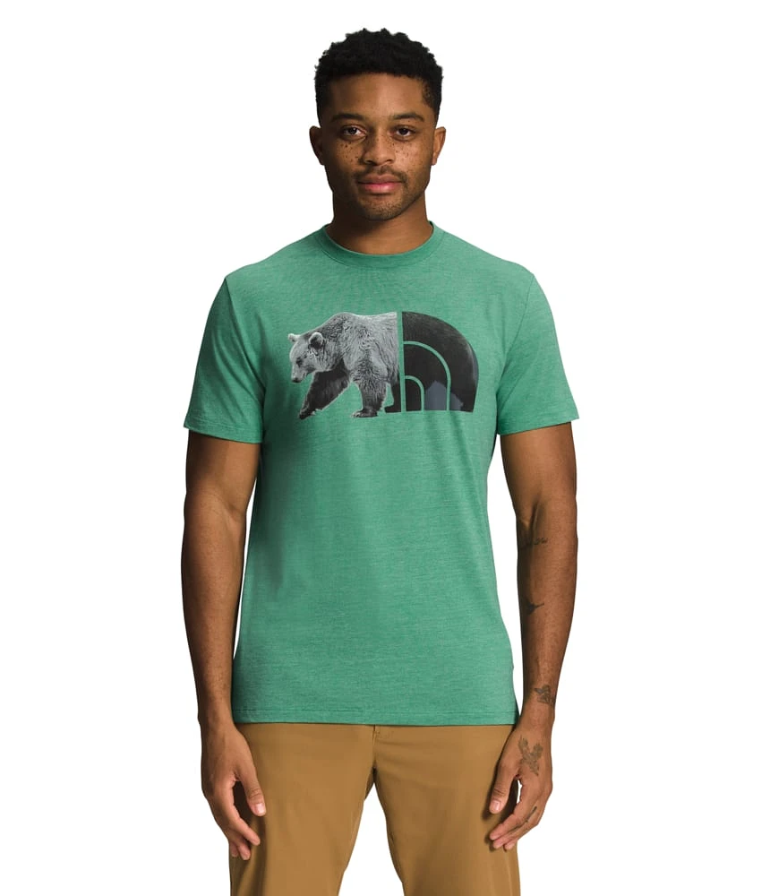 Men's Tri-Blend Bear Tee