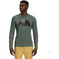 Men's Triblend Bear Long Sleeve Tee