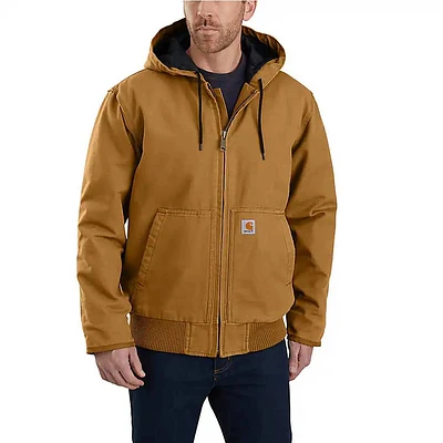 Men's Washed Duck Insulated Active Jacket