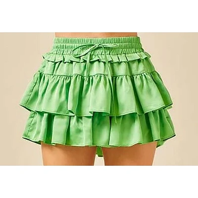 Ruffle Tiered Skort