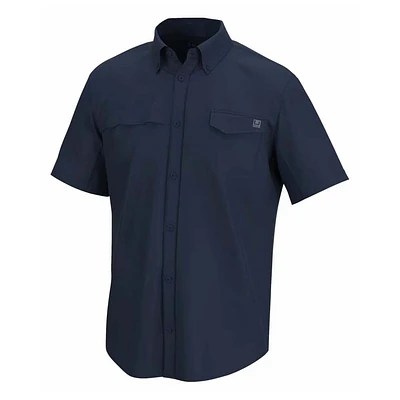 Huk Men's Tide Point Solid Short Sleeve