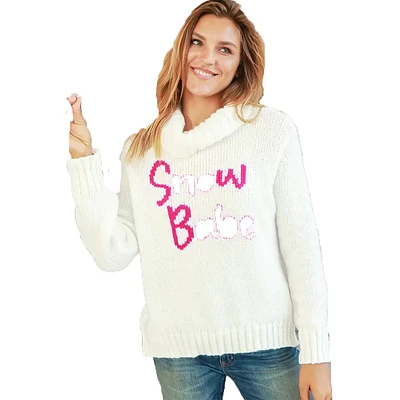 Wooden Ships Women's Snow Babe Turtle Neck Sweater