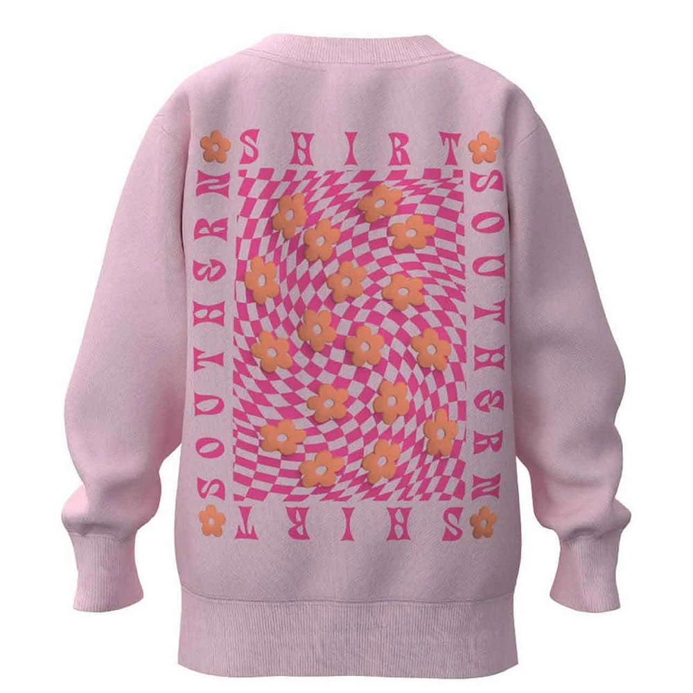 Southern Shirt Girls Puff Print Sweatshirt