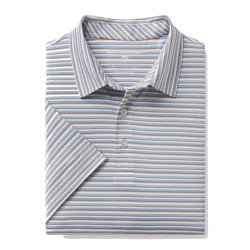 Southern Shirt Men's Tybee Stripe Polo