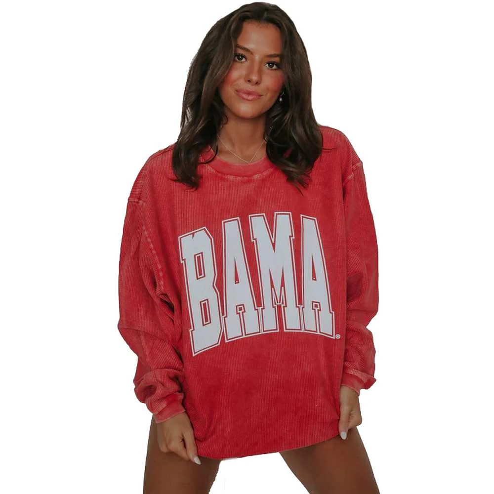 Women's Bama Corded Sweatshirt