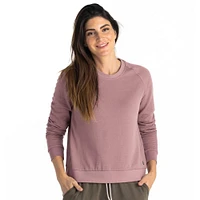 Free Fly Women's Bamboo Lightweight Fleece Crew