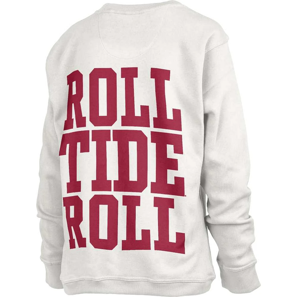 Women's Coastal Shore Big Block Print Bama Sweatshirt