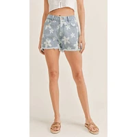 Women's Flower Child  Denim Short