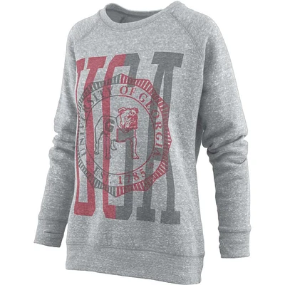 Women's Knobi Stony Overprint Block UGA Sweatshirt