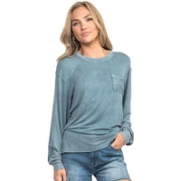 Southern Shirt Women's Long Story Washed Sleeve Tee