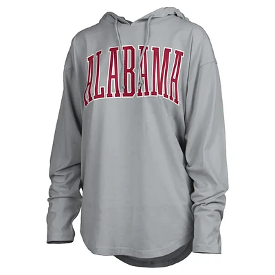 Pressbox Women's Alabama Crimson Tide San Bruno Long Sleeve Hooded T-Shirt