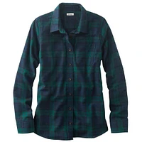 Women's Scotch Plaid Long-Sleeve Shirt