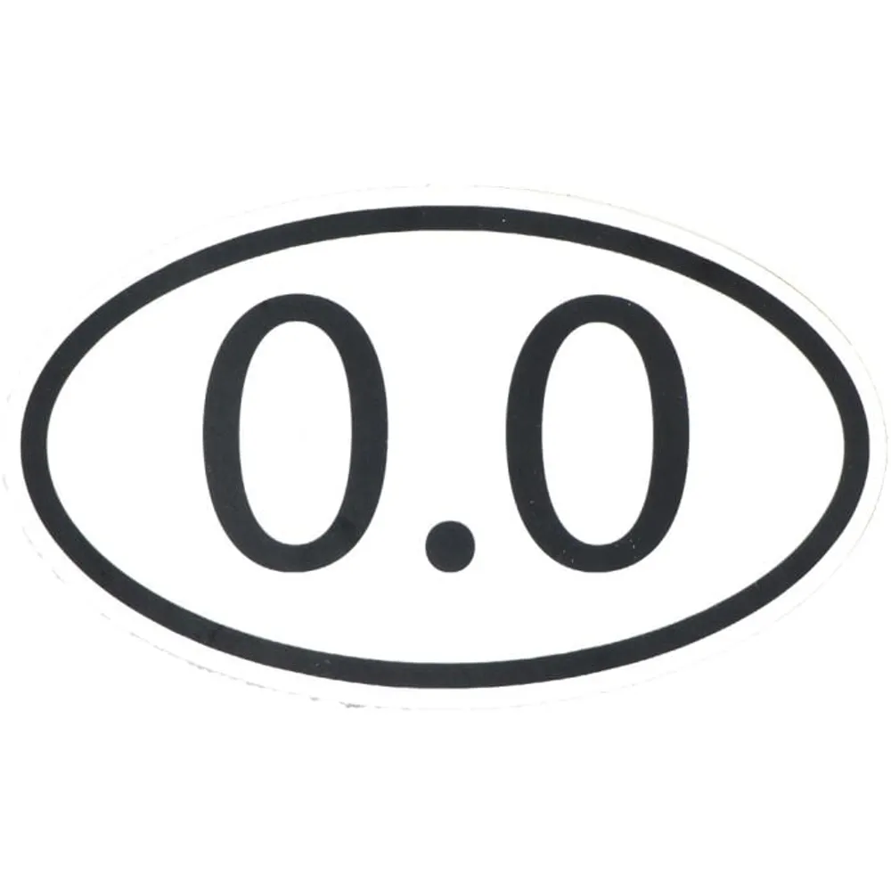 Oval Sticker