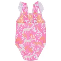 Baby Jungle Cat One-Piece Ruffle Swimsuit