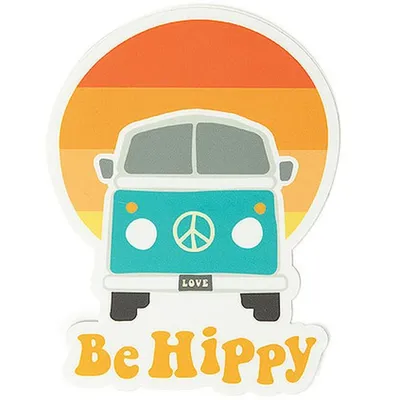 Bus Sunset Sticker