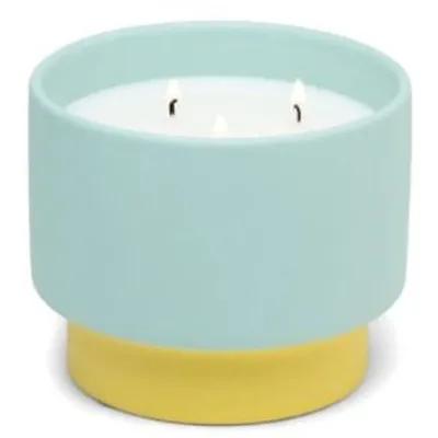 Color Block Candle - Minty Verde