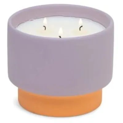 Color Block Candle - Violet & Vanilla