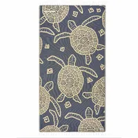 Flatback Turtle Zip Pckt Towel