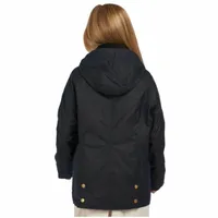 Girl's Hooded Beadnell Wax Jacket