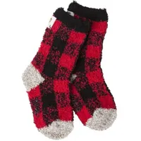 Kid's Snug Cozy Crew Socks W/ Grippers
