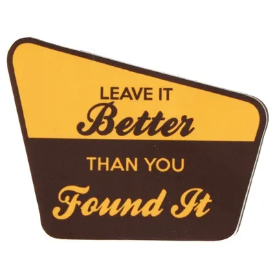 Leave It Better Sticker