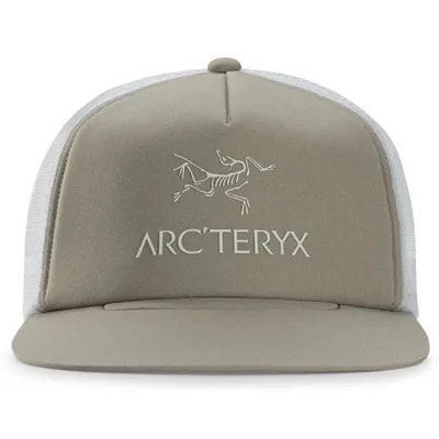 Logo Trucker Flat Brim Hat