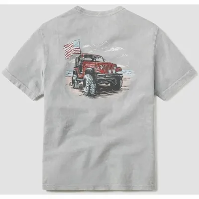 Men's  Free Ride Usa Tee SS