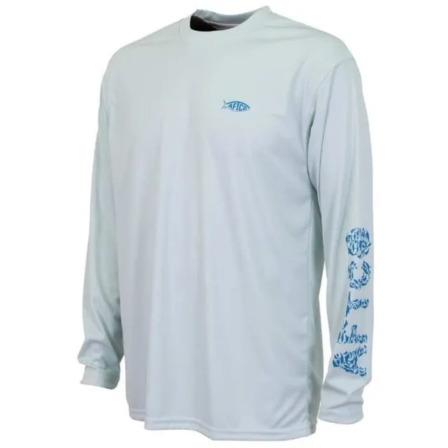 Aftco Jigfish UV Protection LS Fishing Shirt - Agate