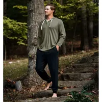 Men's Bamboo Waffle Hoody